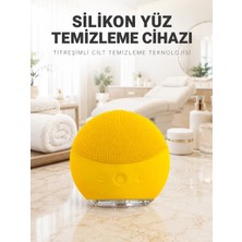 Nemere Elektrikli Silikon Yüz Temizleme Fırçası Şarjlı Ayarlanabilir Titreşimli Cilt Bakımı