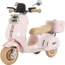 Limon Oyuncak Vespera Pierro Akülü 6V Motor Pembe