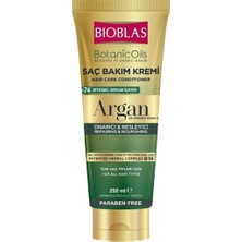 Bioblas Botanic Oils 250 ml Argan Yağlı Saç Bakım Kremi Kuru Saçlar İçin Dökülmeye Karşı