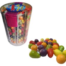 Saadet Frogger 1 kg x 42'li Tutti Frutti Aromalı Sakız Karışık Tatlarla Dolu