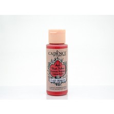 Cadence F-637 Style Matt Fabrıc Kumaş Boyası 59 ml Crimson Yüksek Kalitede Su Bazlı Boya
