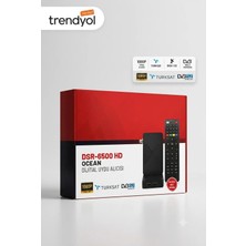 theKAM DSR-6500 Hd Ocean Mini Full Hd Uydu Alıcısı Güncel Türksat 4A Yüklü Akıllı Kumandalı Receiver Siyah