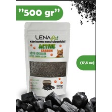 Lena Pet Active Carbon Doğal Kedi Kumu Koku Giderici Önleyici 500 gr