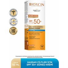 Bioxcin Suncare Hassas Ciltler SPF50+ Güneş Kremi 50 ml