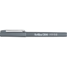 Artline 220 N Gri Çizim Kalemi 0.2 mm Su Bazlı Hızlı Kuru Özellikli Ergonomik Uçlu