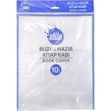 Stilo Hazır Kitap Kabı 10LU Şeffaf Buzlu - 2 Paket