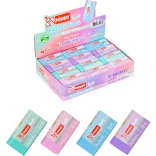 Mikro Silgi Soft Pastel Renkler 24 Lü