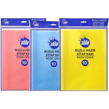 Stilo Hazır Kitap Kabı 10LU Renkli Şeffaf Karışık - 2 Paket
