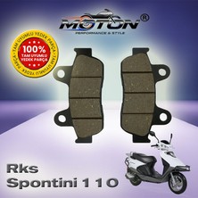 Moton Rks Spontini 110 Uyumlu, Yüksek Kaliteli Ön Disk Fren Balatası