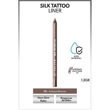 Ozka Concept Silk Tattoo Liner Espresso Jel Göz Kalemi - 03 Antique Bronze - Bronz (Işıltılı)