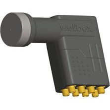 Wellbox WXL-108 Octo LNB 8 TV Bağlantısı için Kolay Kurulum ve Dayanıklı Tasarım