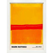 Kaynock Mark Rothko No.5/no.22, Modern, Contemporary Art, Sanat, Tablo Dijital Tasarım Tablo Beyaz