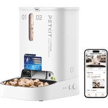 Petkit Yumshare Kameralı Çift Hazneli Akıllı Mama Kabı 2 Ai (Petkit Türkiye Garantili)