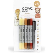 Copic Ciao Marker Kalem Seti 5+1 Renk Hair Tones 22 075 572