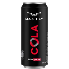 Max Fly Kola Zero – 330 ml x 24 Adet Şekersiz Ferahlık