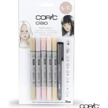 Copic Ciao Marker Kalem Seti 5+1 Renk Portrait Colors 22 075 552
