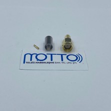 Motto RG58 Uyumlu Sma Erkek Rp Konnektör