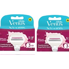 Gillette Venus Comfortglide Sugarberry 3'lü Yedek Başlıkx2