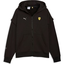 Puma Erkek Siyah Puma Ferrari Premium O Hd Swt Jkt Siyah Erkek Hoodie