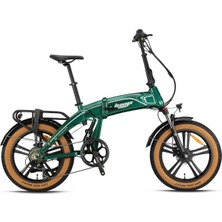 Loop Armour - 20  - Katlanır (Fat Bike) - 7 Vites - H.disc - Elektrikli - Yeşil-Gri