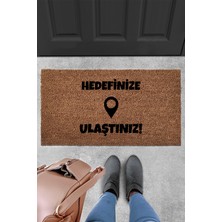 Evaşk Kapı Önü Paspası Vinil Tabanlı Kıl Koko Paspas