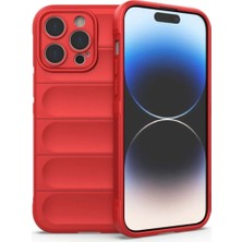 Kmrsfres Newface Iphone 16 Pro Kılıf Optimum Silikon - Kırmızı