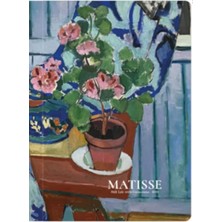 Be Online Art Collection Geraniums Sert Kapak 14X21 Noktalı Defter Art-03-Dtt