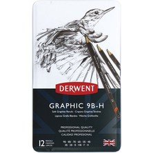 Derwent Graphic Dereceli Kurşun Kalem Seti 9b-H DW34215