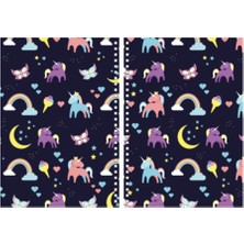 Be Online Unicorn Collection Unicorn Galaxy Sert Kapak 17X24 Çizgili Defter Unıcorn-02-Lnd