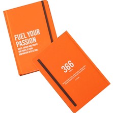 Be Online 366 Collection Orange Sert Kapak 14X21 Çizgili Defter 366-01-LND