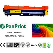 PanPrint Brother MFC-9140CDN Sarı Muadil Toner (TN221 / TN241 / TN251)