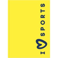 Be Online Sport Collection Yellow-Navy Blue” Esnek Kapak 14X21 Çizgili Defter Sport-01-Lnd