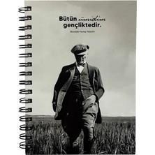Be Online Atatürk Collection Sert Kapak 14X21 Çizgili Defter Ata-06-Lnd