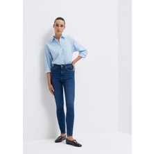 Mavi Serenay Gold Shape Koyu Mavi Jean Pantolon 100980-33687