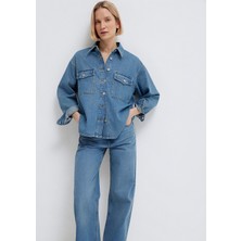 Mavi Bekka Classic Denim Indigo Mavisi Jean Gömlek 1211000-89250