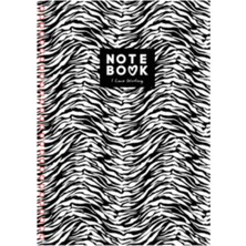 Be Online Leopard Collection Ink Wild Sert Kapak 17X24 Çizgili Defter Leopard-02-Lnd