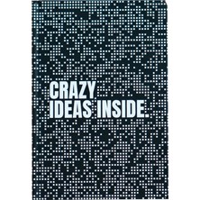 Be Online Words Collection Pixel-Crazy Sert Kapak 14X21 Çizgili Defter Words-02-Lnd