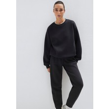 Mavi Bisiklet Yaka Siyah Basic Sweatshirt 1610198-900