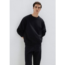 Mavi Bisiklet Yaka Siyah Basic Sweatshirt 0S10276-900