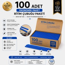 Midex ORF-BT-25BL-50X Mavi Ritim Çubuğu Paketi 25 cm Karbon Fiber Örf Aletleri Seti Toptan Paket (Tek Renk 50 Çift)