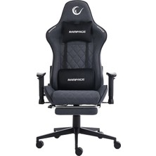 Rampage KL-R29 Myth Pro Üst Seviye Terletmez Kumaş Gri Gaming Oyuncu Koltuğu