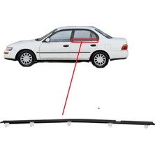 Jakuza Toyota Corolla AE101 Xli Çıta Cam Sıyırıcı Fitili Arka Dış Sol Siyah 1993-1998