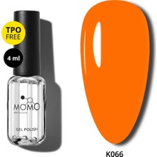 Momo Professional Kalıcı Oje K066, Turuncu, 4 ml