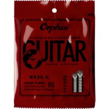 Orphee NX35-C Siyah Klasik Gitar Teli Yüksek Kaliteli Naylon Malzemeden Üretilmiştir Menşei: TR