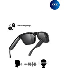 Oho Sunshine Al99 5.2 Wireless Mavi Işık Koruma & 164 Dilde Anlık Çeviri, Yapay Zeka Destekli Akıllı Smart Gözlük