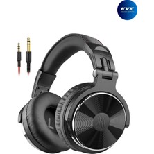 OneOdio Pro 10 Yüksek Çözünürlüklü Hi-Res Stüdyo Kayıt ve Miksaj DJ Stereo Kablolu Kulak Üstü Kulaklık