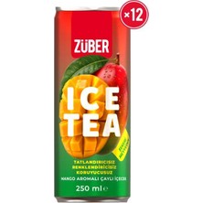 Züber Ice Tea Mango Soğuk Çay 250ML x 12 Adet