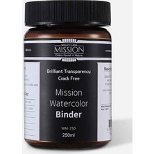 Mission Suluboya Bağlayıcı WM250 250 Ml Parlak Şeffaflık ve Çatlama Yapmaz Özelliği ile