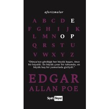 Siyah Beyaz Aforizmalar Edgar Allan Poe Ciltsiz Türkçe Yayınlı Eser