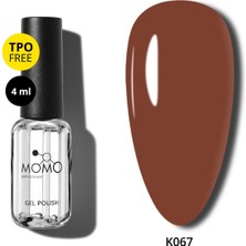 Momo Professional Kalıcı Oje K067, Türk Kahvesi, 4 ml